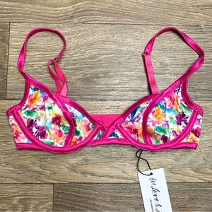 NWT For Love & Lemons Watercolor Bra